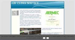 Desktop Screenshot of airclimaservice.com